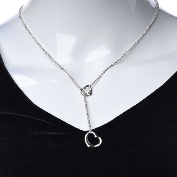 Tiffany & Co. Jewelry - Tiffany and Co Open Heart Elsa Peretti Lariat